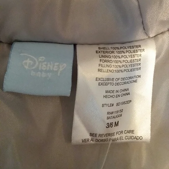 Disney Baby Girls Minnie Mouse Fleece Bunting - Picture 4 of 7